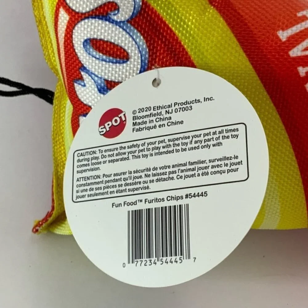 Dog Crinkle Toy Furitos Chips Spot Fun Dog Toy NEW
